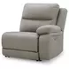 Brannigan Pebble 6 Piece Modular Power Reclining Sectional with Console and USB Charging