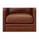 Langston Nutmeg Leather Upholstered Accent Chair