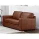 Langston Nutmeg Leather 69" Loveseat