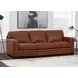 Langston Nutmeg Leather 96" Sofa