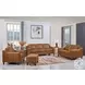 Isla Cognac Leather Upholstered Accent Chair