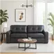Brindley Pier Fog Modular 96" Loveseat