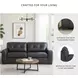 Brindley Pier Fog Modular 96" Loveseat