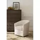 Harbor Beige Upholstered Swivel Accent Chair