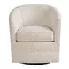 Harbor Beige Upholstered Swivel Accent Chair