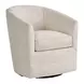 Harbor Beige Upholstered Swivel Accent Chair