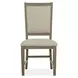 Paxton Place Baja Fog Upholstered Side Chair Set of 2