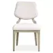 Sunset Cove White Upholstered Side Chair Set of 2