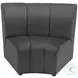 Garbi Black Velvet Modular Sectional