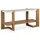 Goldmere Honey Wheat Rectangular Granite Top Sofa Table