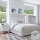 Rowan Ash Linen Full Bed with Storage
