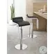 Equino Black Adjustable Swivel Bar Stool