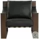 Berke Charcoal Black Lounge Chair