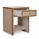 Kora Brown 1 Drawer Nightstand