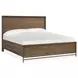Lindon Belgian Wheat and Coffee Bean Queen Storage Panel Bed