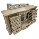 Marisol Fawn 9 Drawer Dresser with Arched Mirror