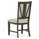 Westley Falls Baja Fog Upholstered Side Chair Set of 2