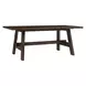 West End Saddle Brown Rectangular Lodge Dining Room Set