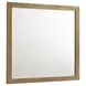 Vega Natural Oak Melamine Rectangular Dresser Mirror
