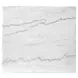 Isolde White and Brushed Nickel Rectangular Marble Top End Table