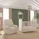 Savannah Natural Upholstered Rocker Power Recliner with USB Charging