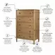Maplewood Warm Maple 5 Drawer Chest