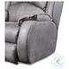 Cagney Gray Power Headrest Rocker Recliner