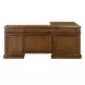 Roanoke Cherry L-Shaped Desk