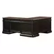 Roanoke Black L-Shaped Desk