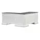 Roanoke White L-Shaped Home Office Set