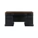 Roanoke Black 66" Executive Desk