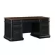 Roanoke Black 66" Executive Desk