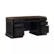 Roanoke Black 66" Executive Desk