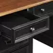 Roanoke Black Credenza Home Office Set