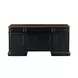 Roanoke Black 66" Executive Desk