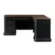 Roanoke Black L-Shaped Desk