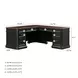 Roanoke Black L-Shaped Desk