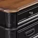 Roanoke Black L-Shaped Desk