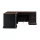 Roanoke Black L-Shaped Desk