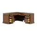 Roanoke Cherry L-Shaped Home Office Set