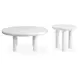 Sunset Cove Moonlight Pearl Round Nesting Cocktail Table