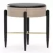 Madera Chocolate Koto Matte and Walnut 1 Drawer Accent Nightstand