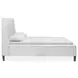 Lindon Belgian Wheat and White Upholstered Panel Bedroom Set