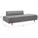 Confection Gray 79" Sofa