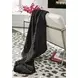 Chaddon Black Throw Set of 3