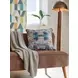 Kennick Blue and White Accent Pillow