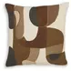 Hallam Sienna and Charcoal Accent Pillow Set of 4