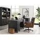 Skylar Ardent Chestnut Leather Upholstered Executive Chair