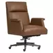 Skylar Ardent Chestnut Leather Upholstered Executive Chair