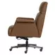 Skylar Ardent Chestnut Leather Upholstered Executive Chair